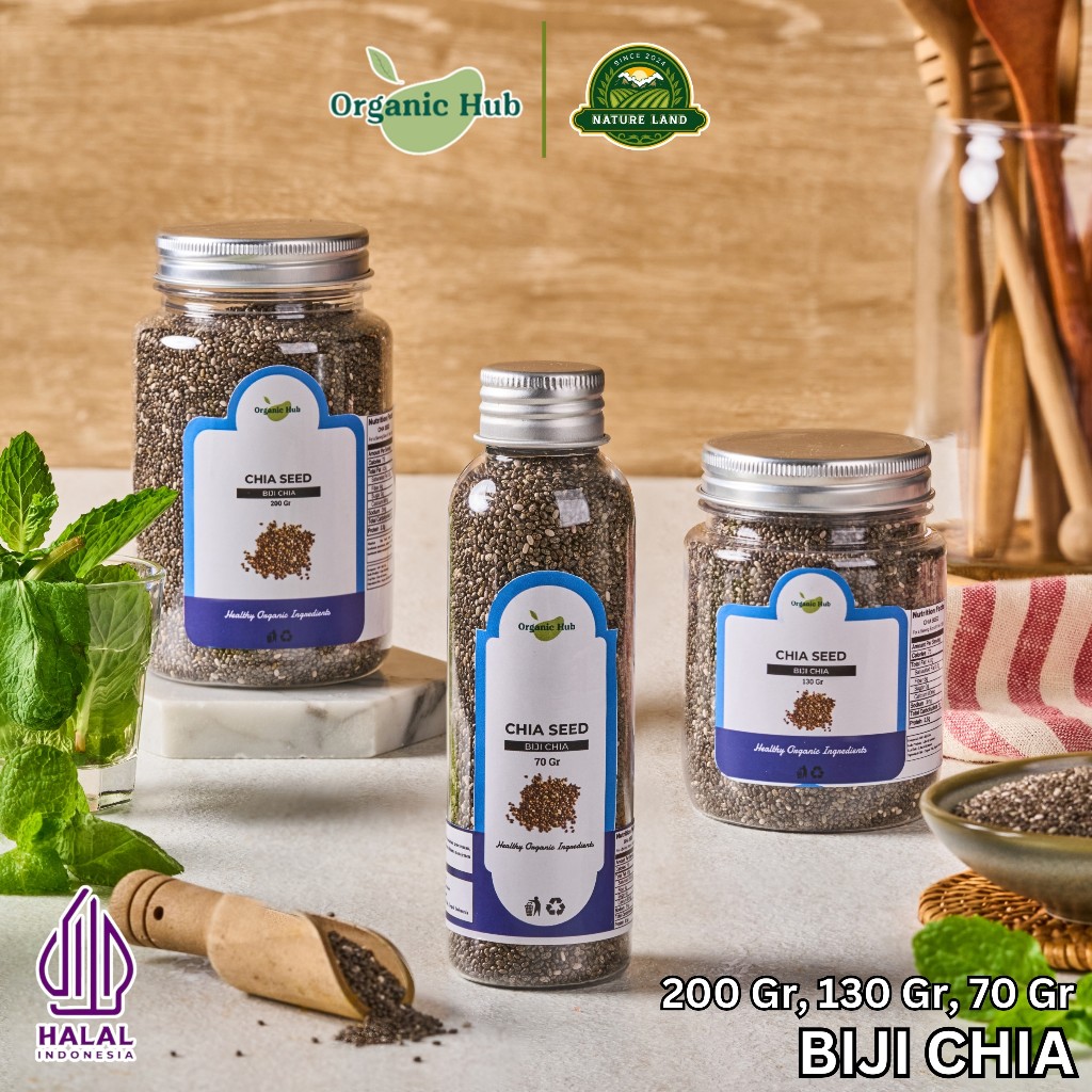 

Organic Hub Organic Chia Seed Biji Chia Premium Quality Original 100% Murni non GMO Organik
