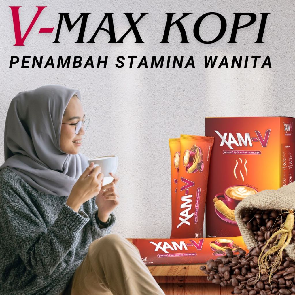 

V-MAX KOPI HERBAL....KOPI SERBUK GINGSENG PENAMBAH STAMINA WANITA