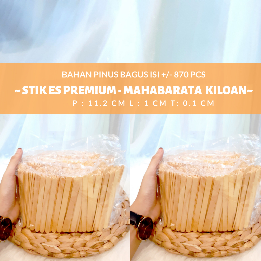 Stik Es Krim 1000 Mahabarata 1kg Tempat Es Krim Stik 1kg Stik Es Krim Premium Stick Es Krim Kerajina