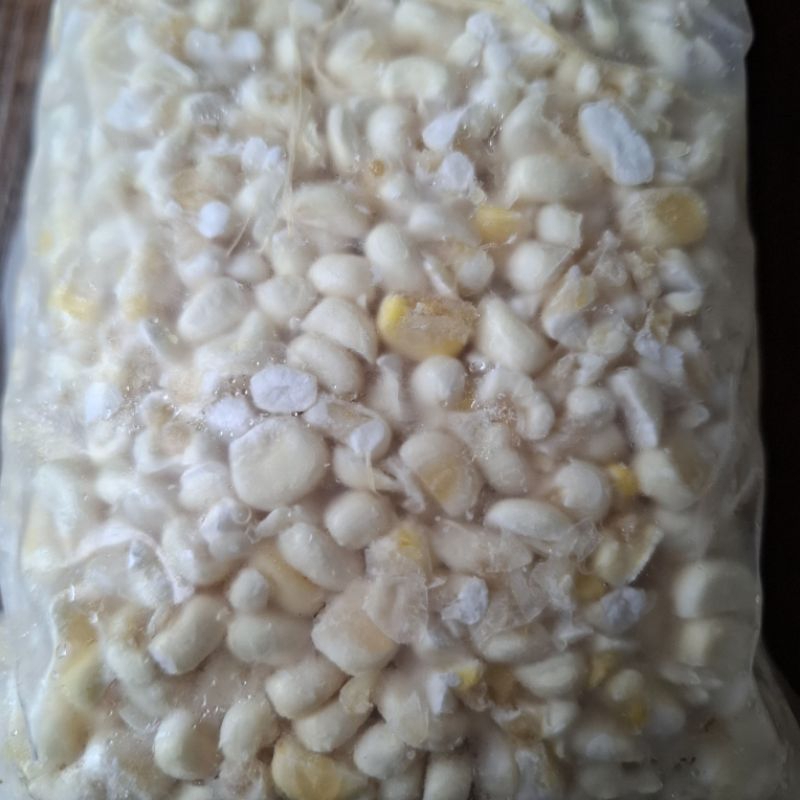 

Jagung ketan putih pulut punu serut