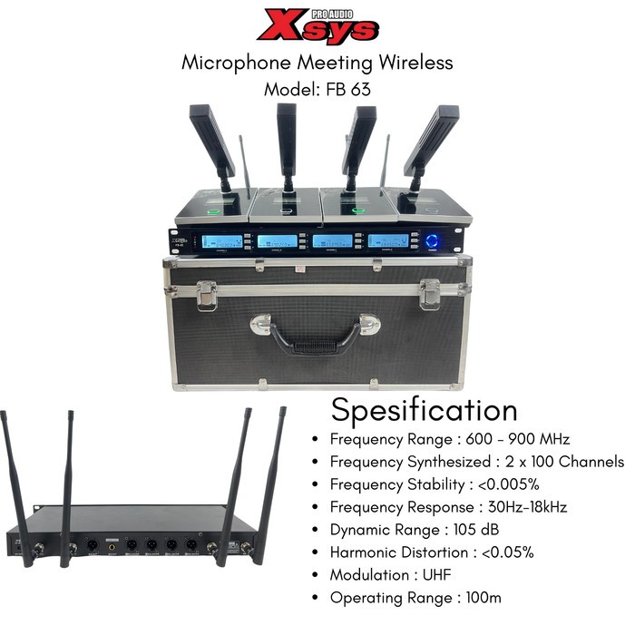 MIC MEETING WIRELESS XSYS FB-63