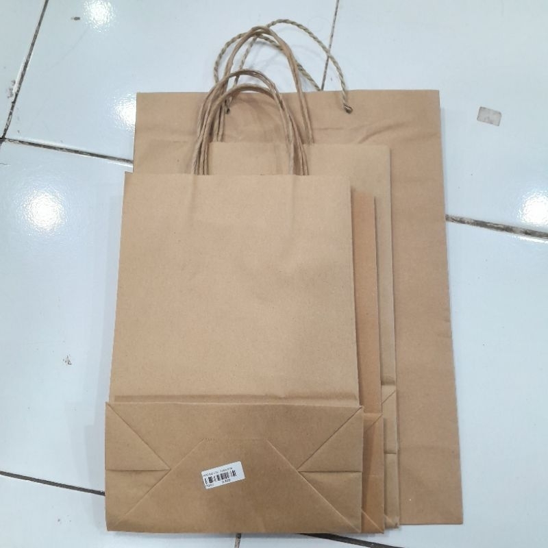 

PAPER BAG COKLAT POLOS SIMPEL KRAFT
