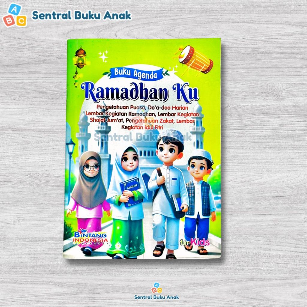 Buku Agenda Ramadhan Anak | Buku Catatan Ramadhan SD SMP SMA