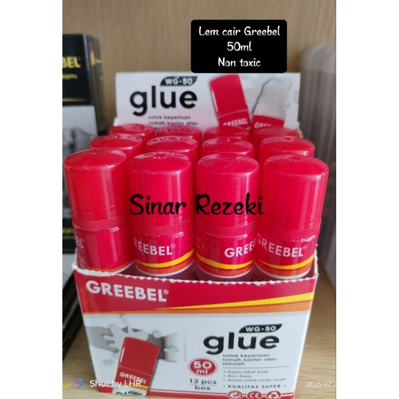 

12 buah!!WG-50!Lem cair greebel non toxic/water glue/lem cair murah