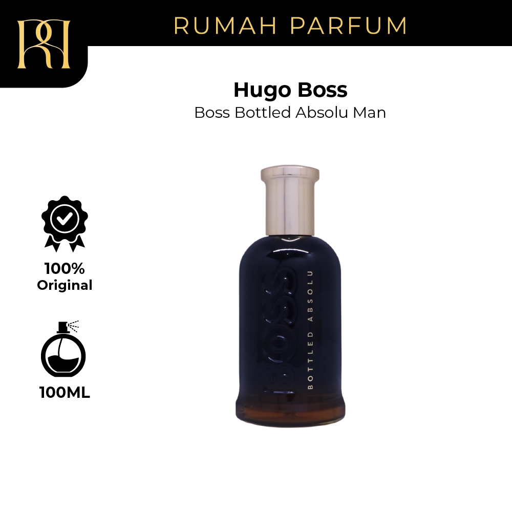 Parfum Pria Hugo Boss Boss Bottled Absolu Man (100 mL) Perfume Cowok Tahan Lama dan Wangi