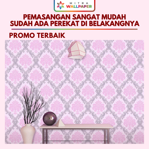 Wallpaper Dinding Batik Welpeper Dinding Ruang Tamu Mewah Walpaper Motif Batik Silver Aesthetic