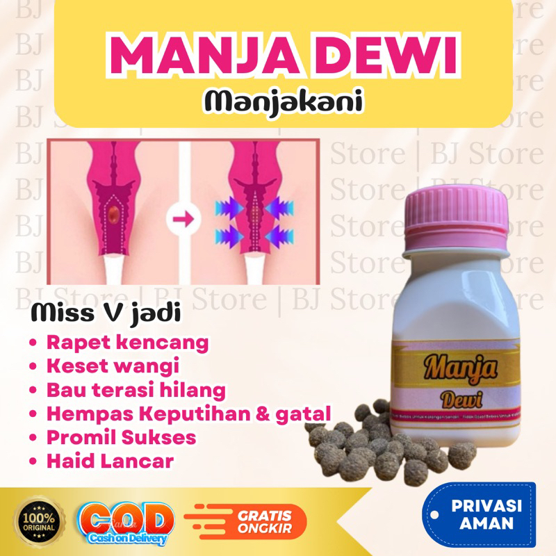 MANJA DEWI MANJAKANI Perawatan kewanitaan Rapet keset Wangi Mengatasi Keputihan