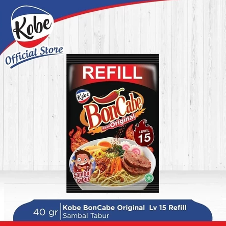 

KOBE BonCabe Sambal Tabur Rasa Original Level 15 Kemasan 40 gr