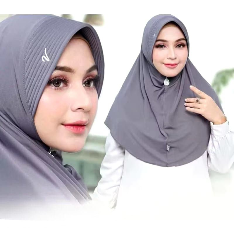 HIJAB INSTAN BERGO PREMIUM SIZE M | Vania