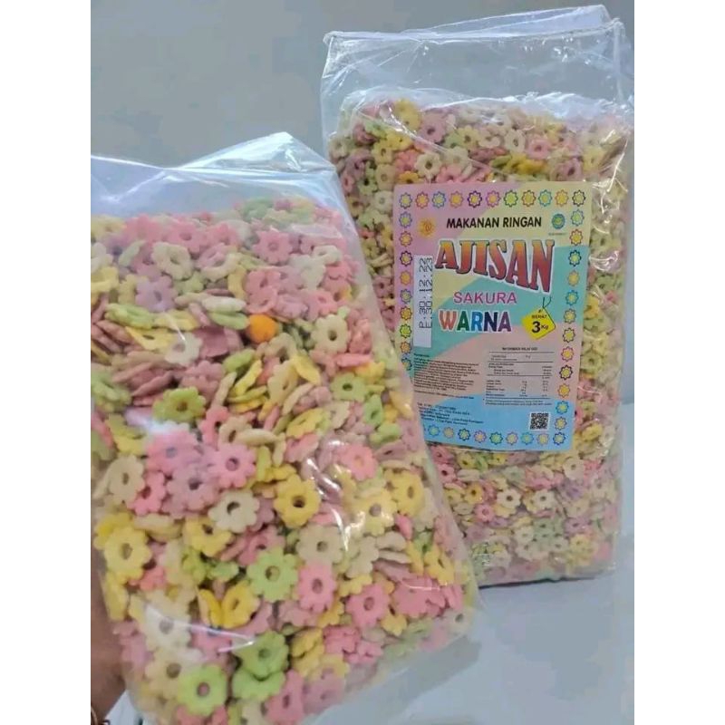 

1 KG AJISAN SAKURA WARNA WARNI