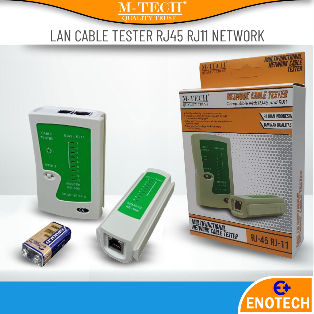 Lan Tester RJ45 RJ11 Network Cable Tester