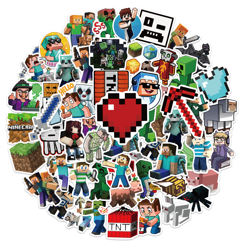 

50pcs duniaku Kartun Stiker Perekat Tahan Air Kedap Udara untuk Dekorasi Laptop helm Skateboard dan Sarung Telepon stickers