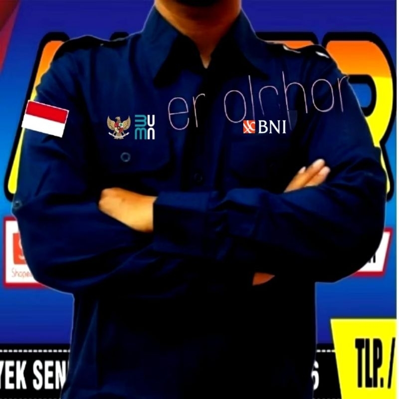 Kemeja Bank BNI baju Bank BNI seragam Bank BNI pdh Bank BNI baju kerja Bank BNI Kemeja kerja bank BN