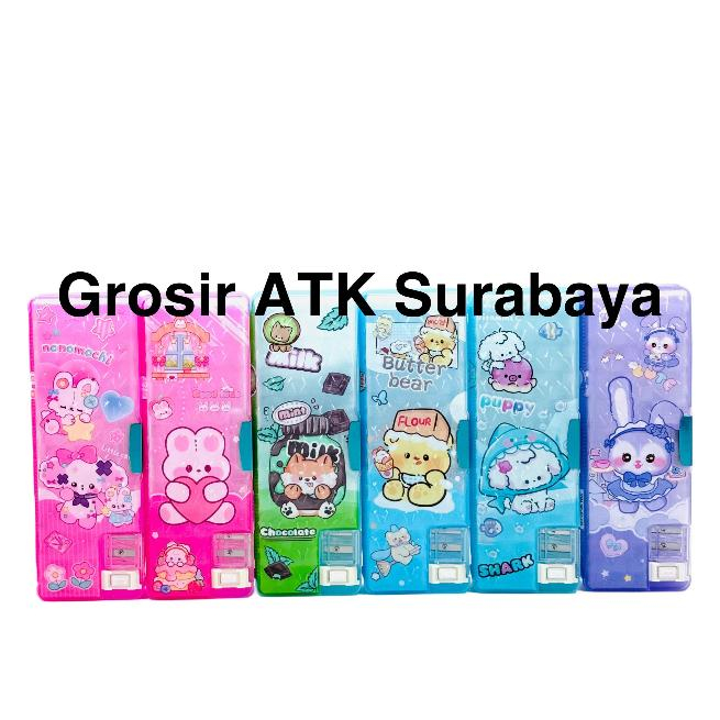 

KOTAK PENSIL MAGNET / Tempat Pensil Magnet Cute Animal Kelinci Beruang Beruang Lucu