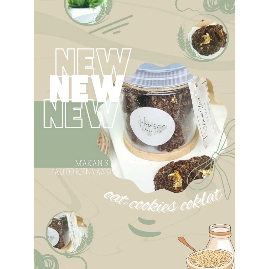 

Oat Cookies Coklat, By Husna (800gr)