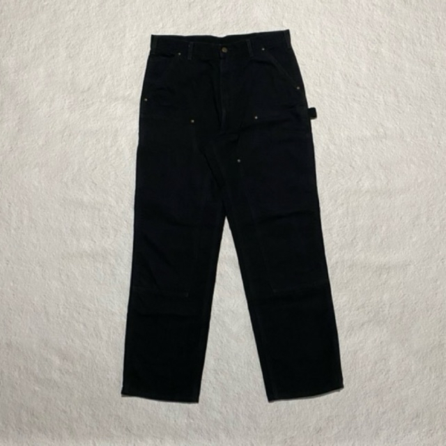 CARHARTT DOUBLE KNEE BLACK PANTS SECOND