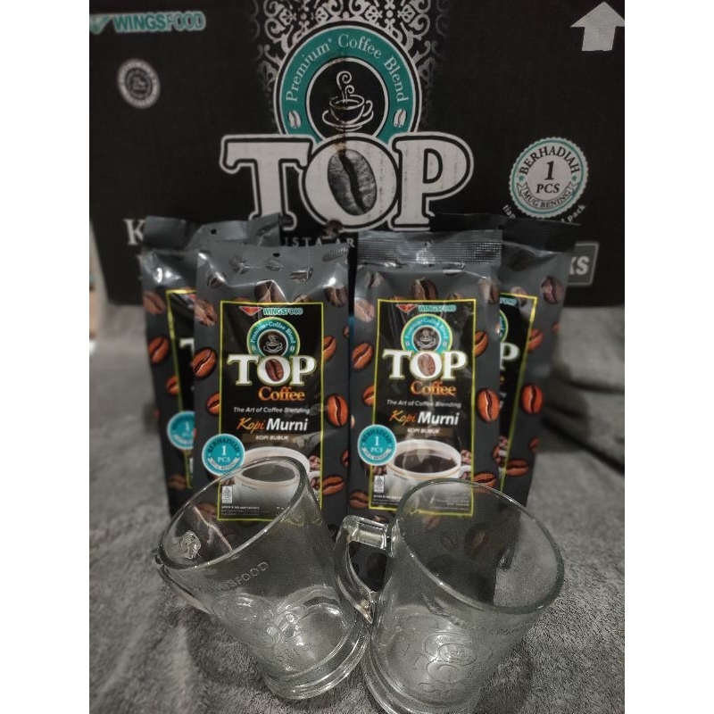 

Top Coffee Kopi' Murni 158gr + Gelas.