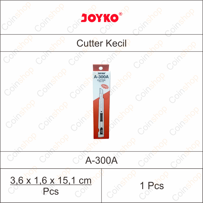

Joyko A-300 A-300A Cutter Kecil Per Pcs