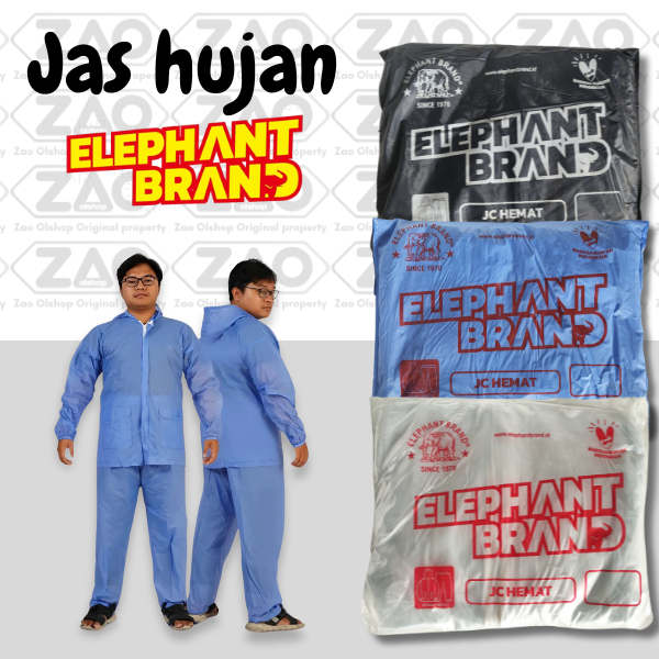JC Hemat | Jas Hujan murah berkualitas merek Gajah Elephant Elephant Brand Jas Hujan - Hemat