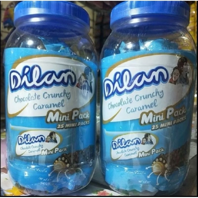 

PROMO LEBARAN MURAH [ DILAN CHOCOLATE CRUNCHY CARAMEL PACK isi 25pcs ]