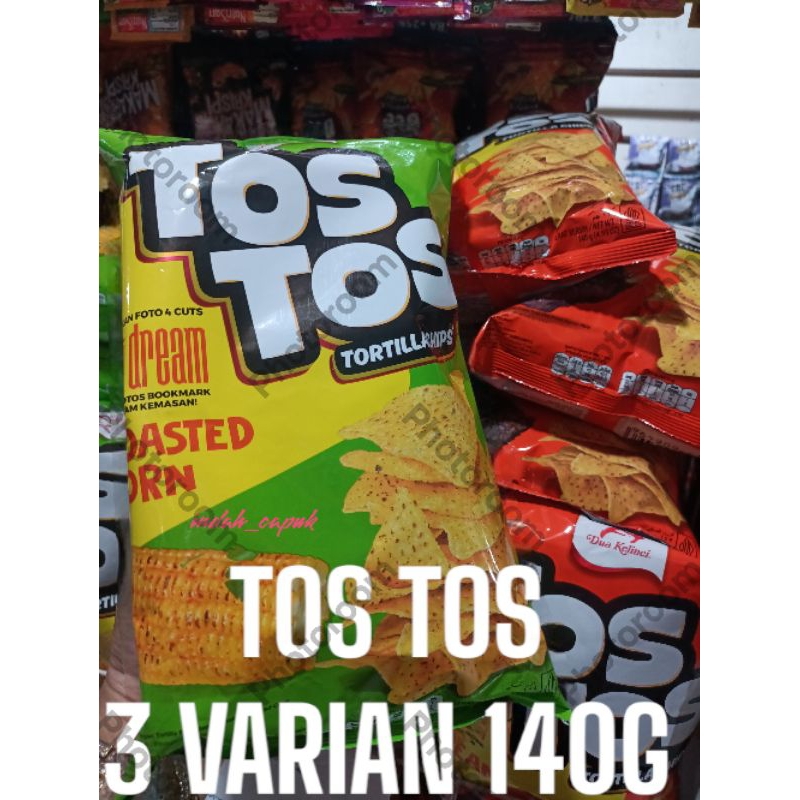 

TOS TOS Tortilla Chips Refil 140g Denga 3 Varian Rasa