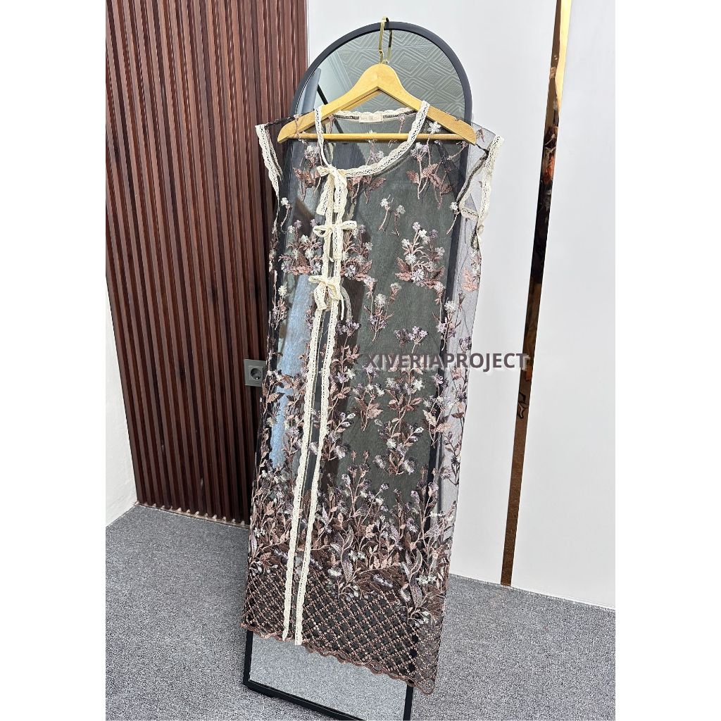 JENARA OUTER BRUKAT GARDEN ALL SIZE RAYA SERIES 2025 BRUKAT KONDANGAN LAMARAN BRIDESMAID LONG VEST O