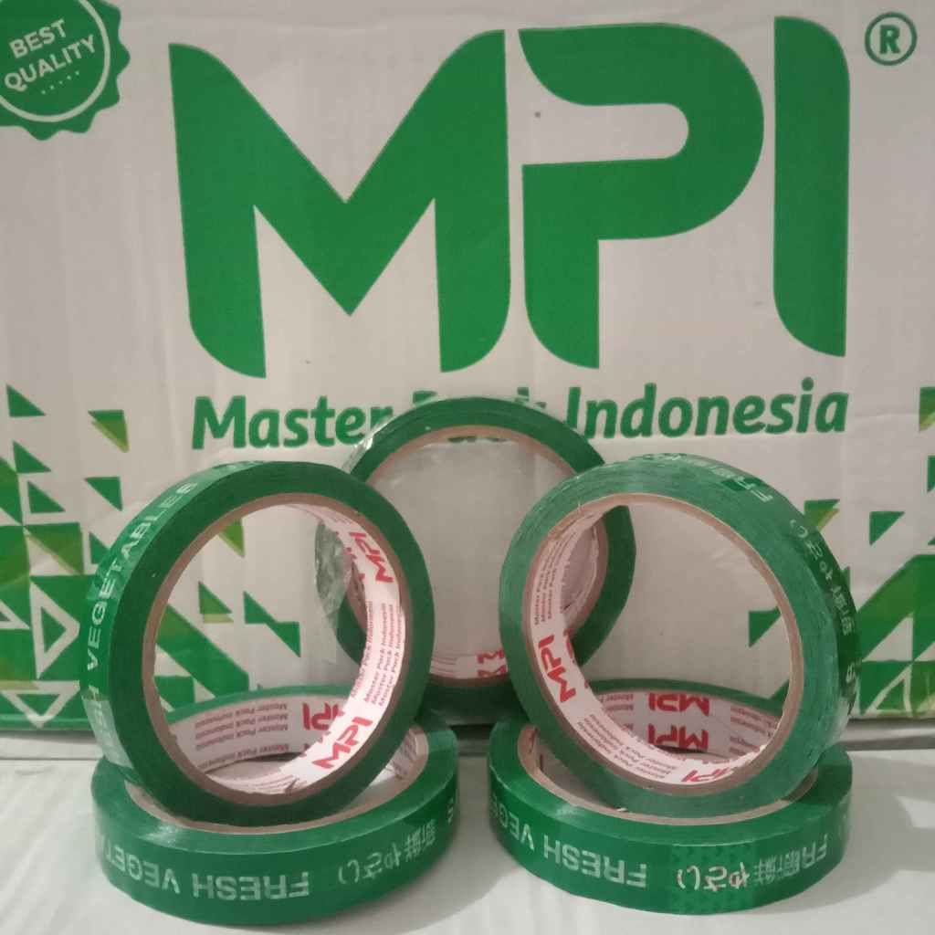 

5 PCS - Lakban Isolasi Sayur Fresh Vegetables 18 mm x 50 Meter - Meraih Profit Impian
