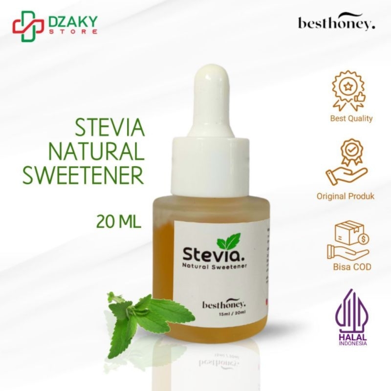 

Best Honey Gula Stevia | Pemanis Alami | Stevia Gula Cair | Stevia Tetes | Gula Sehat Anti Diabetes 0 Kalori
