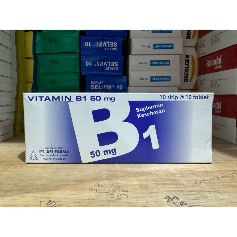 VITAMIN B1 50 MG - BOX