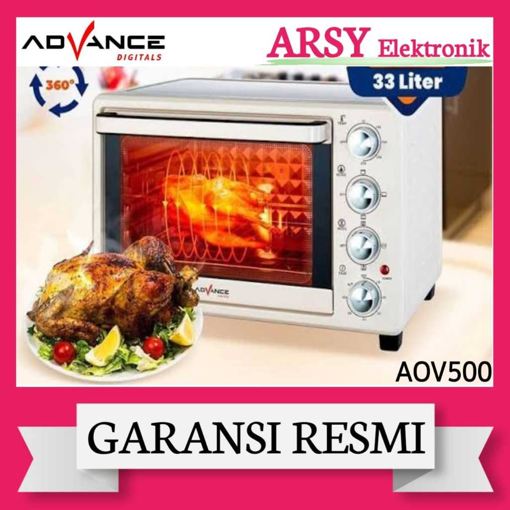 OVEN LISTRIK ADVANCE AOV500/ADVANCE OVEN LISTRIK AOV-500 GARANSI RESMI