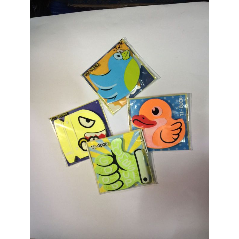 

T&J Sticky Notes Fancy | Notes Memo Tempel Karakter Animal | Post It Karakter Lucu | Mark and Notes