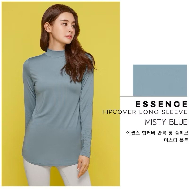 STL essence hipcover longsleeve misty blue