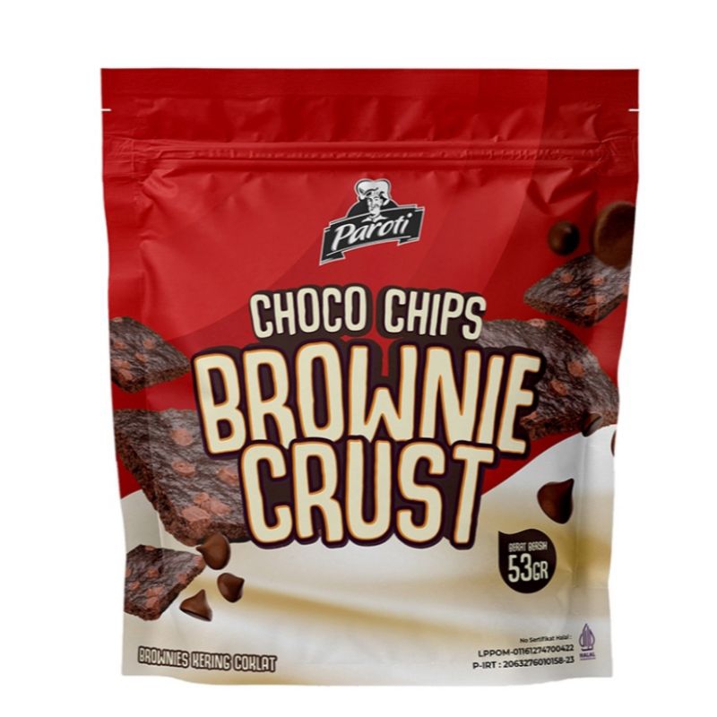 

Paroti Brownie Crust Brownies Kering 53gr / Choco Chips / Cokelat Keju