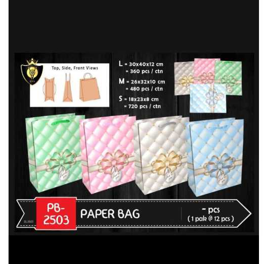 

Paperbag Tas Kertas LARGE/Paperbag Murah/ Tas Souvenir KODE 2503 L