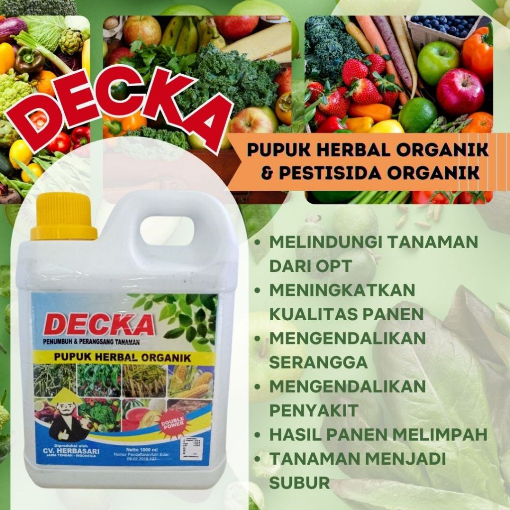 Pupuk Kopi Cair, Pupuk Kopi Buah Lebat, Pupuk ZPT dan Pestisida Organik Decka