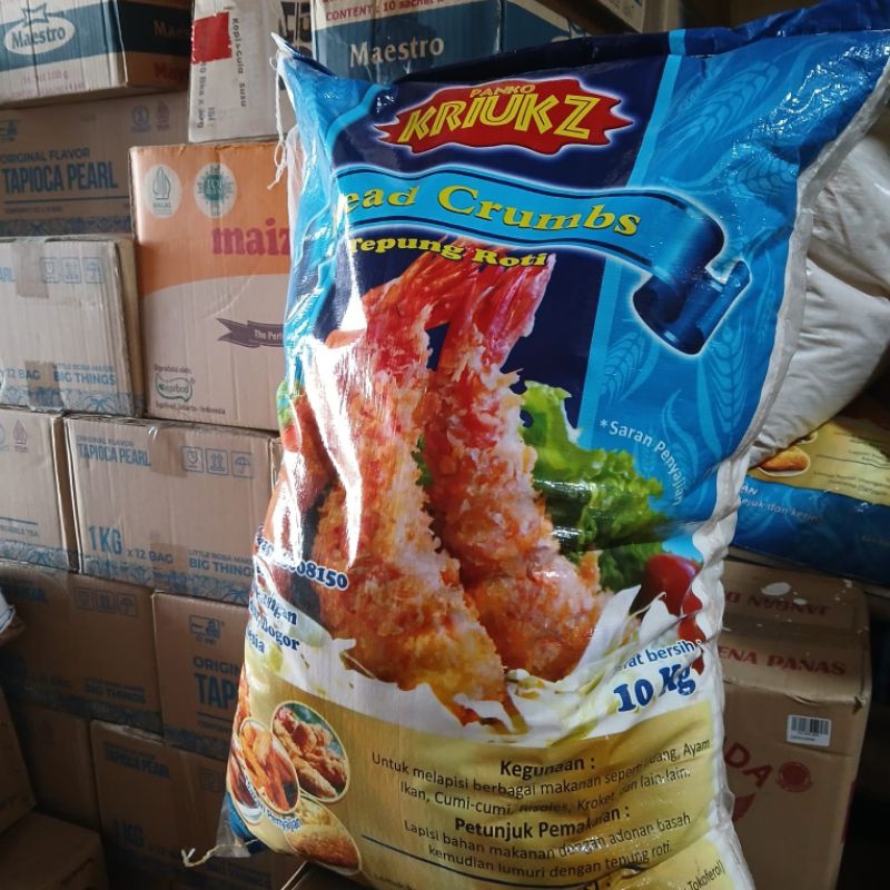 

Kriukz Bread Crumbs Tepung Roti Putih 10 KG