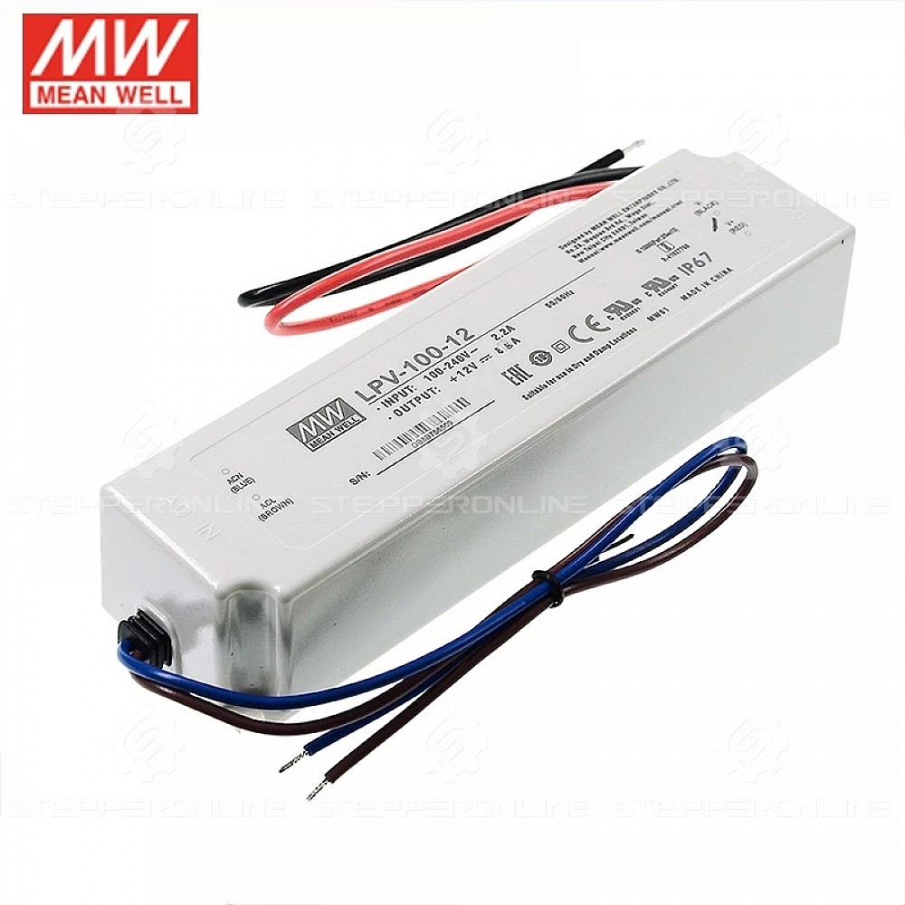 Mean Well MeanWell LPV 100-12 12V 12 Volt 8,3Ah Led Driver Power Supply