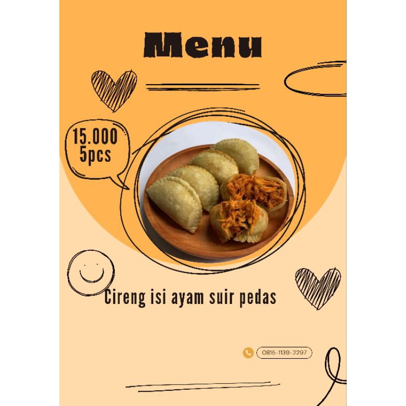 

Cireng mercon isian ayam pedas,isi 5pcs