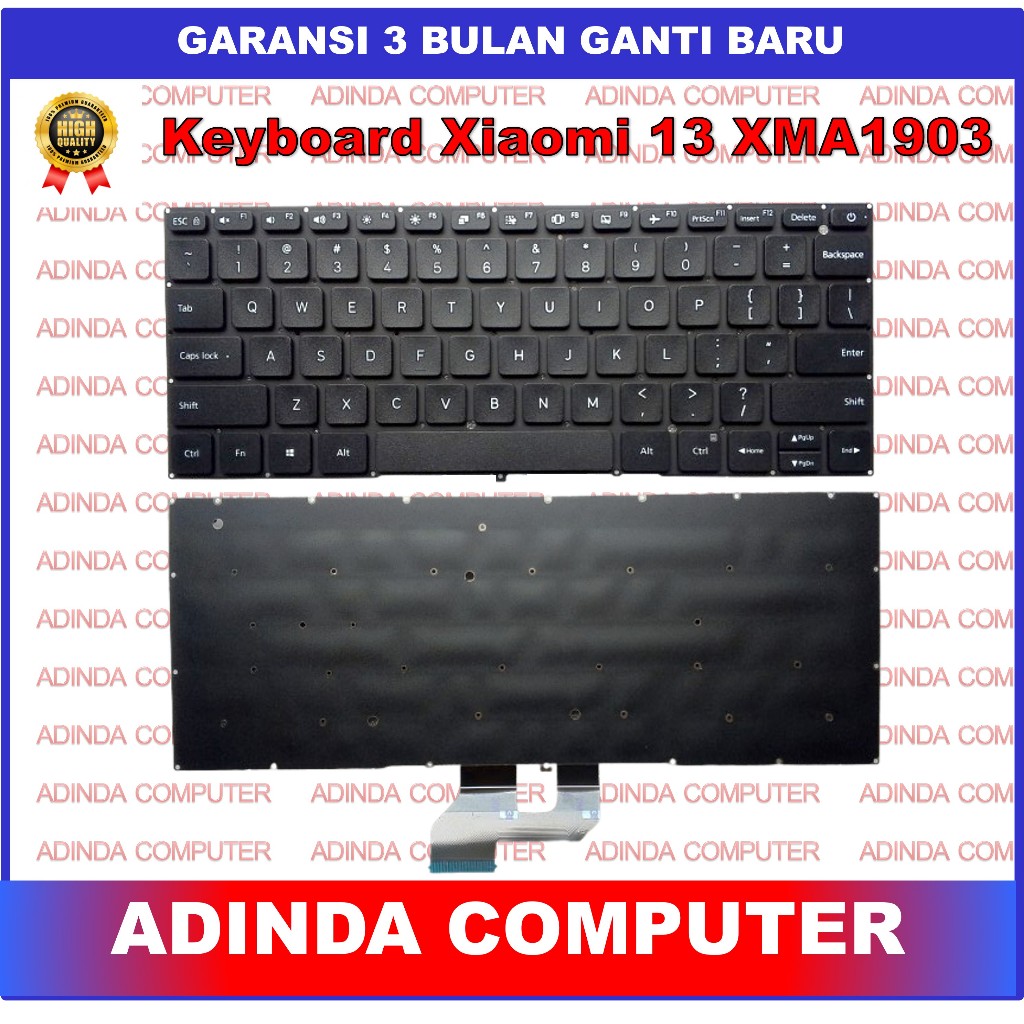Keyboard Xiaomi Redmibook 13 XMA1903 XMA1903-AN XMA1903-DJ XMA1903-BB XMA1903-AF AIR-15 M3 XMA1903