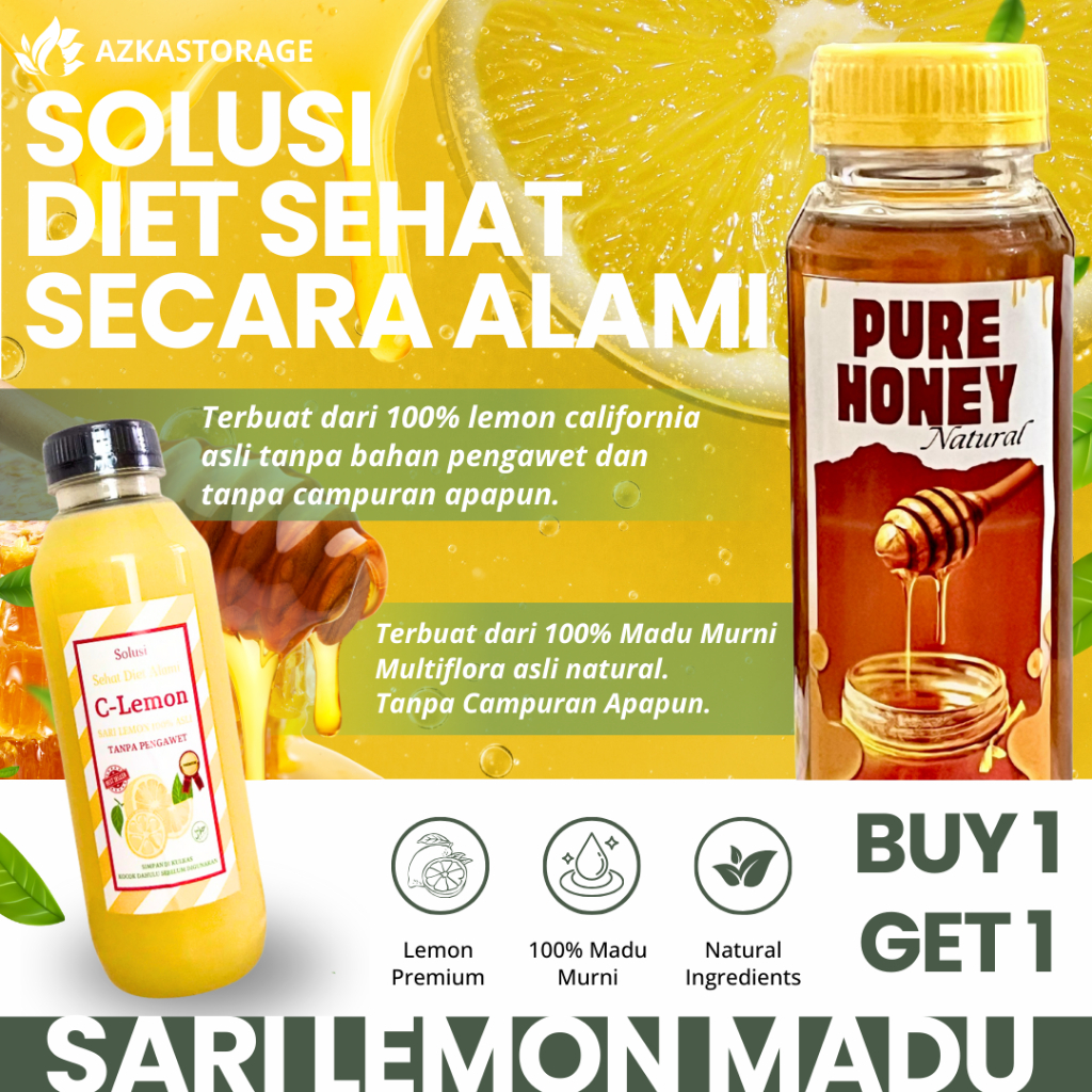 

Sari Lemon 250 ML Diet California Tanpa Campuran Madu 350 GR Asli 100% Murni Untuk Kesehatan 250ML