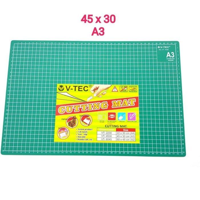 

Cutting mat Alas potong Merk V-tec Uk A3 A2
