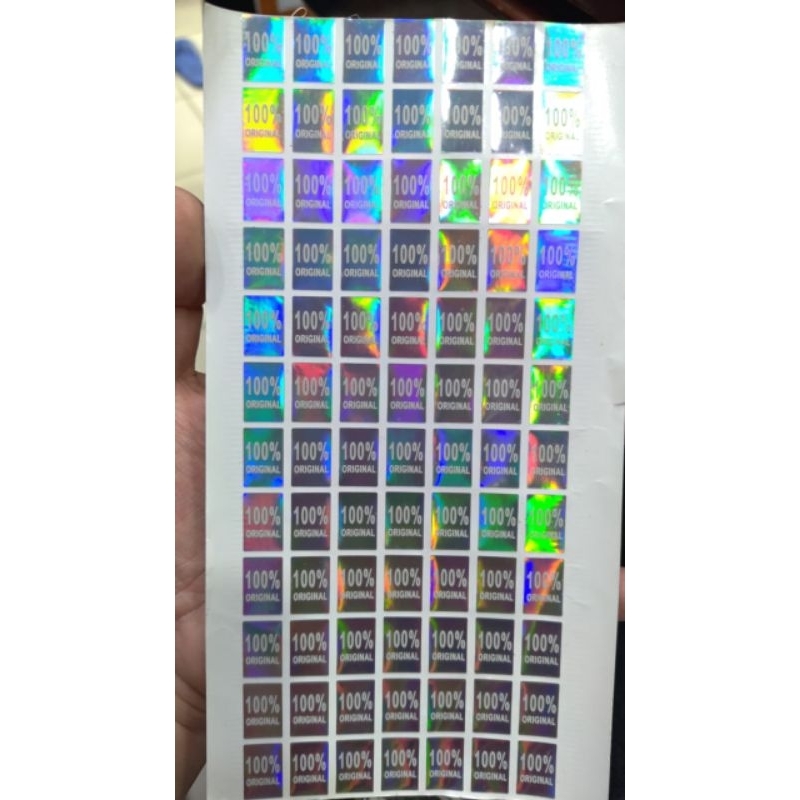

Tempelan Hologram Stiker Hologram Original 100% Realme J Stiker Hologram Tempelan Hologram Original 100%