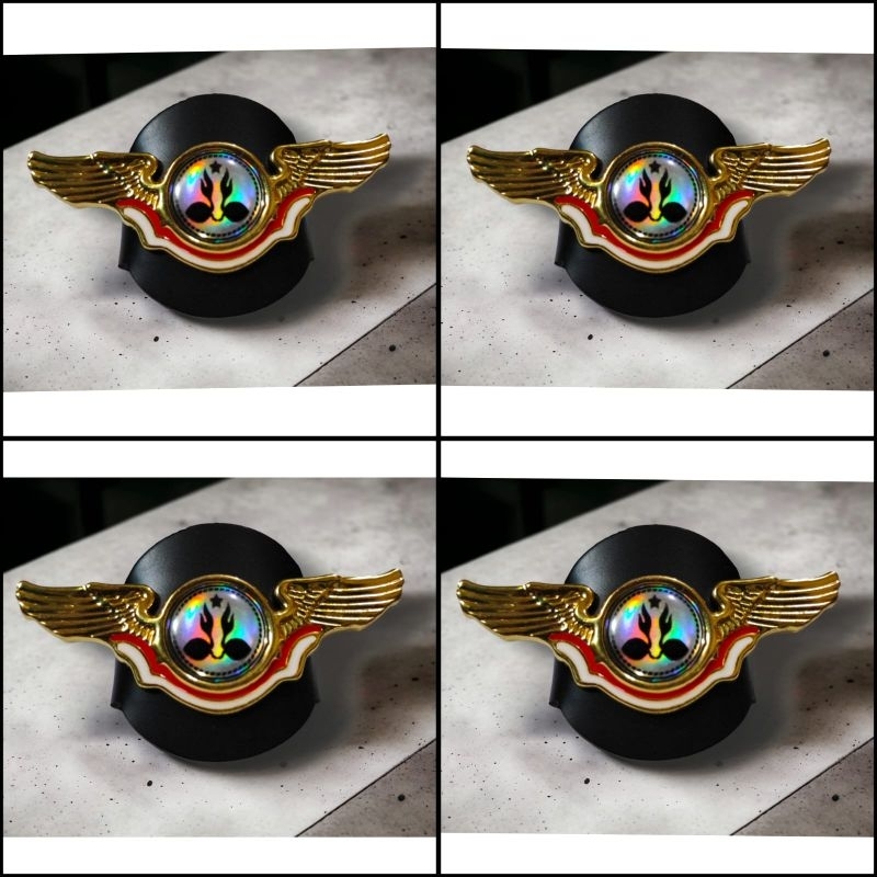 

Ring Kacu pramuka double stainles tebal Warna Gold logo hologram premium