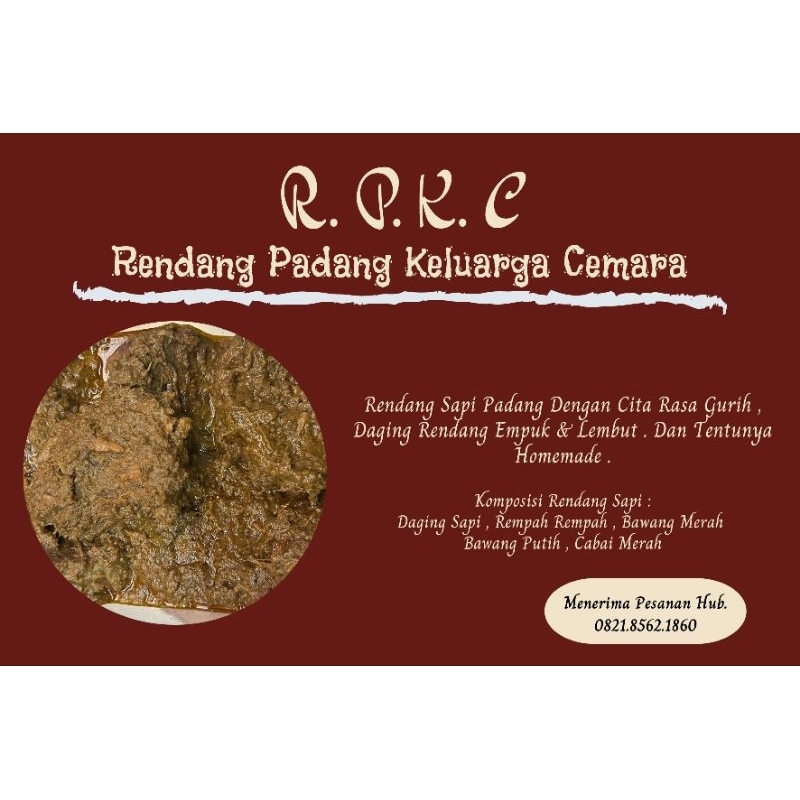 

Rendang Padang Keluarga Cemara