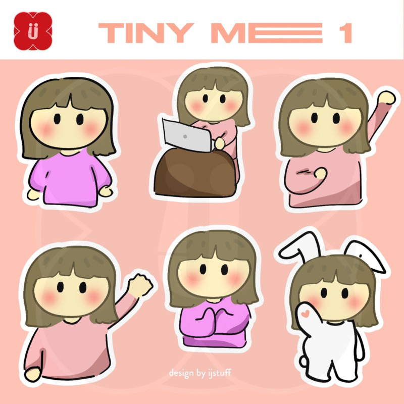 

Stiker journaling chibi