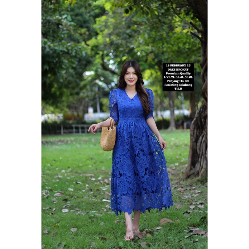 DRESS BROKAT DNY PREMIUM QUALITY IMPORT BANGKOK