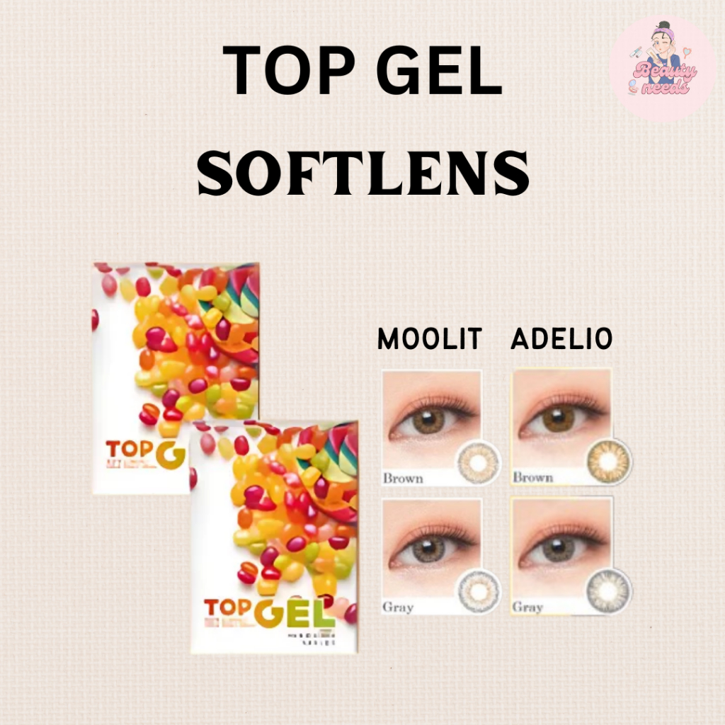 TOP GEL SOFTLENS | ADELIO BROWN | MOONLIT GREY