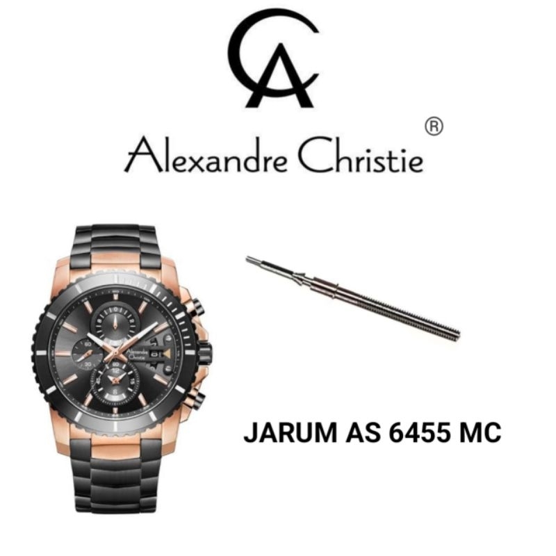 Jarum As /Stem  Jam tangan Alexandre Christie AC 6455MC Original