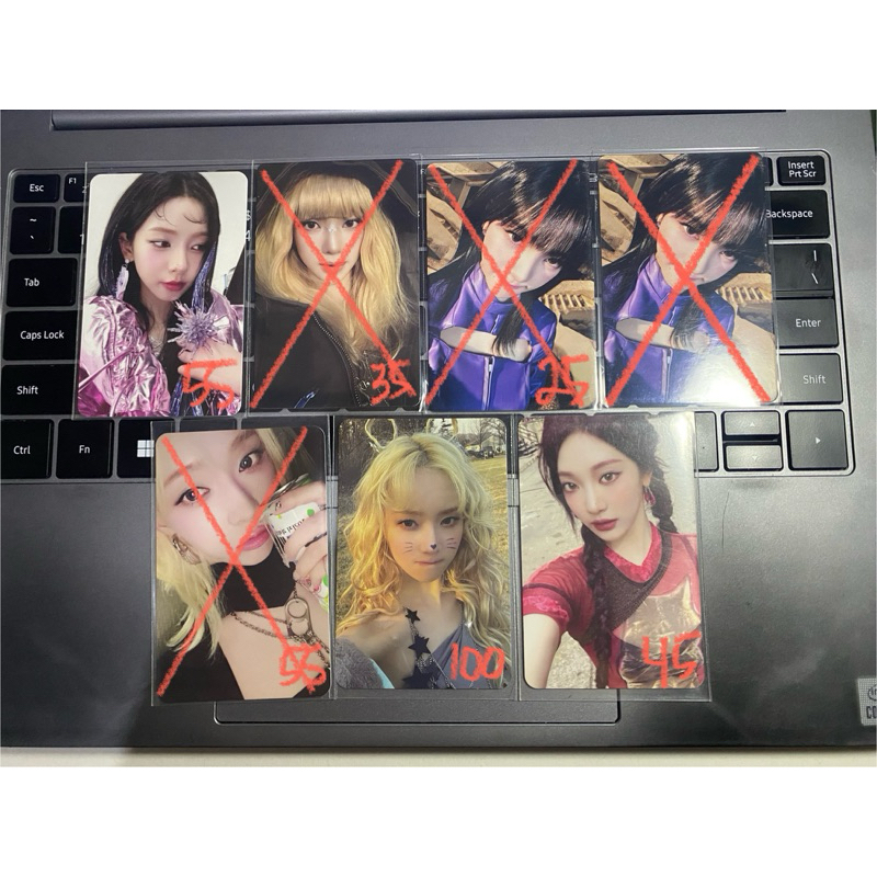 ( OFFICIAL; READY STOCK ) PHOTOCARD AESPA karzoom karina zoom