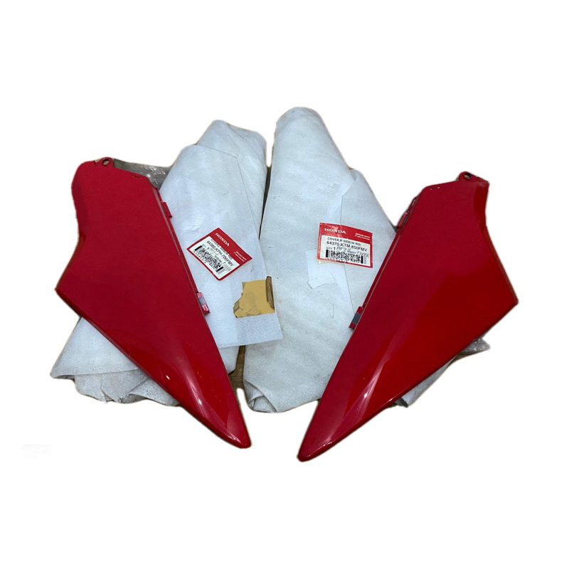 Cover body samping merah supra x 125 old lama batman original baru AHM